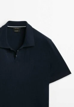 Massimo Dutti Contrast Short Sleeve- Polo Shirt - Dark Blue 17 Massimo Dutti Contrast Short Sleeve- Polo Shirt - Dark Blue -Massimo Dutti Shop f8335e4c105549fa95dd36fdf972c5fd