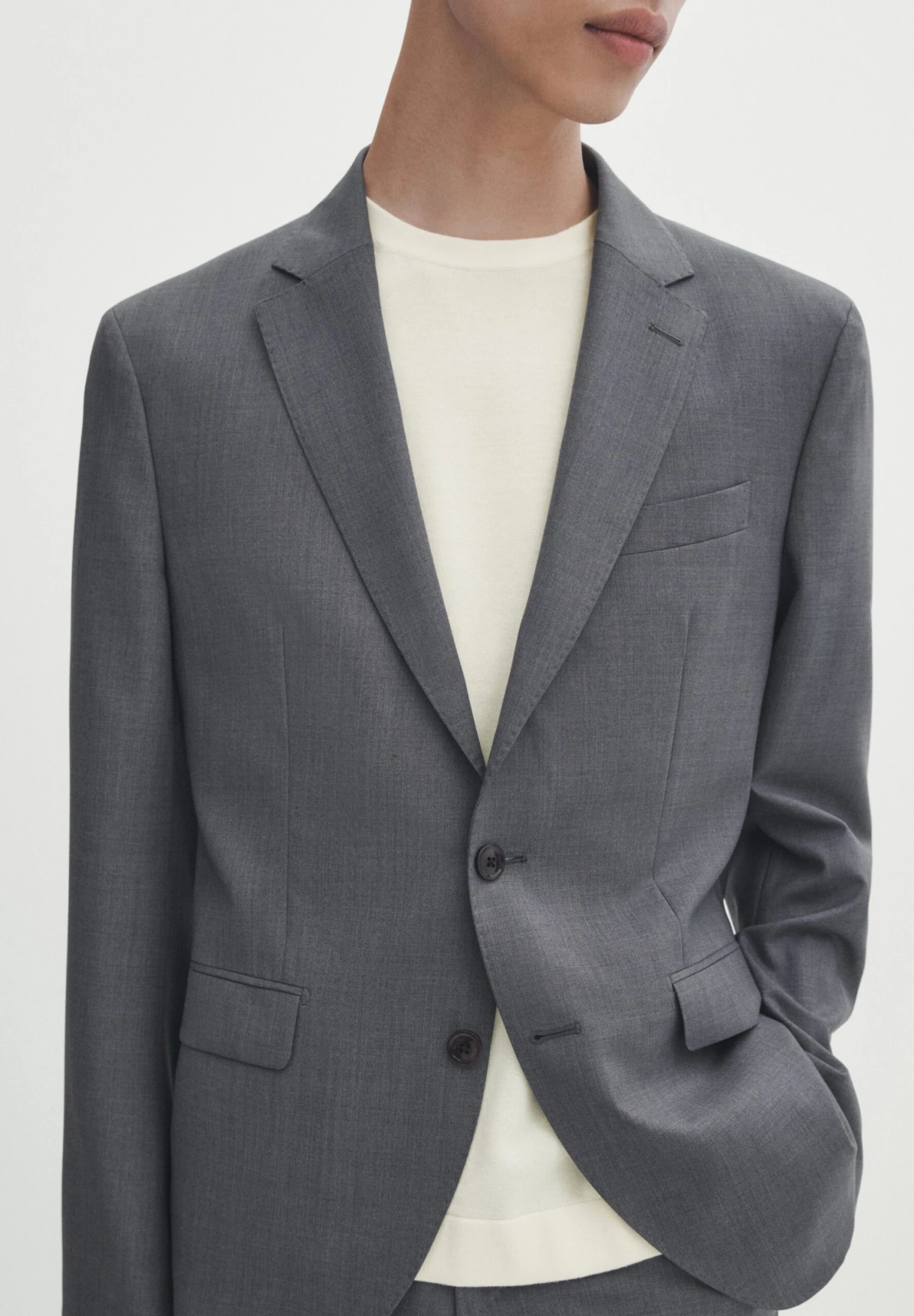 Massimo Dutti Fil-À-Fil - Blazer Jacket 7 Massimo Dutti Fil-À-Fil - Blazer Jacket - Image 5