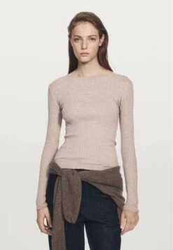 Massimo Dutti Long Sleeved Top - Beige