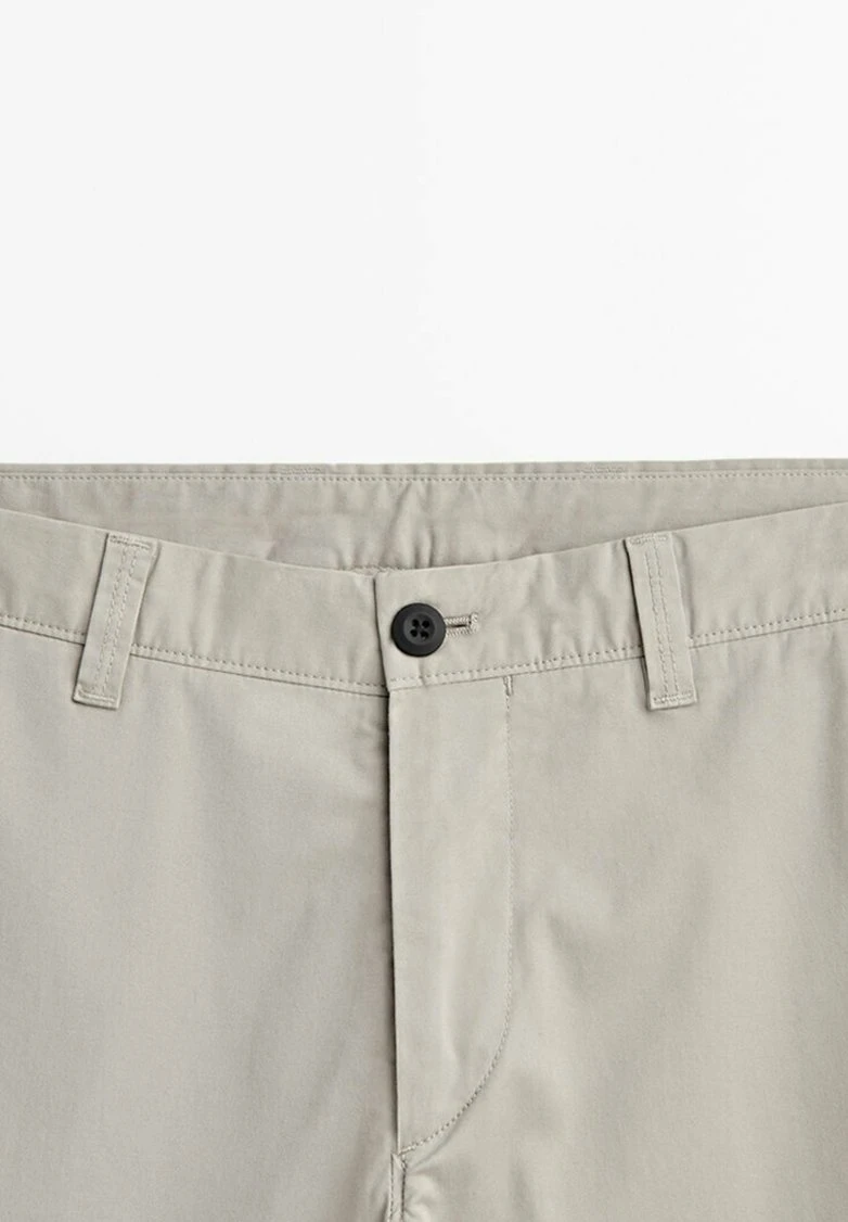 Massimo Dutti Tapered Fit Blend - Chinos - Light Grey 9 Massimo Dutti Tapered Fit Blend - Chinos - Light Grey - Image 7