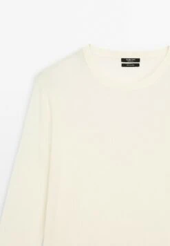 Massimo Dutti FINE SEMI-SHEER WITH CREW NECK - Jumper - White 19 Massimo Dutti FINE SEMI-SHEER WITH CREW NECK - Jumper - White -Massimo Dutti Shop f8c4f4400f404e0398e57a9f8dee758c