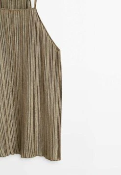 Massimo Dutti Pleated Strappy- Top - Brown 18 Massimo Dutti Pleated Strappy- Top - Brown -Massimo Dutti Shop f8ce52c4e7be45f99cbc9349029155e4