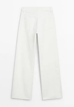 Massimo Dutti HIGH-WAIST STRAIGHT-LEG - Straight Leg Jeans - WHITE -Massimo Dutti Shop fa42057e39d84e8eba28aa3f6412f376