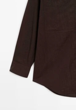 Massimo Dutti V-NECK - Blouse - Dark Brown 19 Massimo Dutti V-NECK - Blouse - Dark Brown -Massimo Dutti Shop fa7b90cc130b40edaa372c504a5f0645