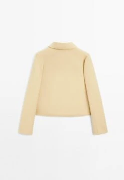 Massimo Dutti SHORT - Short Coat - Beige -Massimo Dutti Shop fa80c03043924b06a5e1193aa86c9795