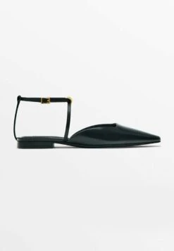 Massimo Dutti Flats With Piece- Ankle Strap Ballet Pumps - Black 13 Massimo Dutti Flats With Piece- Ankle Strap Ballet Pumps - Black -Massimo Dutti Shop faa6d00ad7934609970dd62b1a4f5ae4