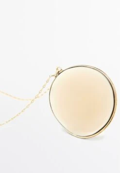 Massimo Dutti WITH TRANSLUCENT STONE - Necklace - Gold-coloured -Massimo Dutti Shop fab2810e336a4288925f2216c2bd878f