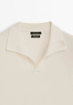 Massimo Dutti Polo Shirt - Beige -Massimo Dutti Shop fab30f2cacc54b68822da04e81fbdcf2
