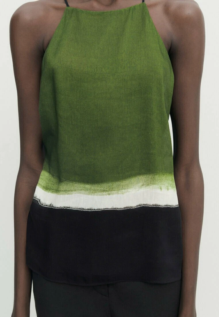 Massimo Dutti Strappy With Tie Dye - Blouse 3 Massimo Dutti Strappy With Tie Dye - Blouse