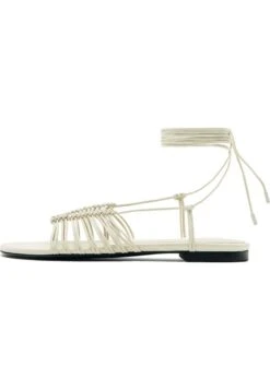 Massimo Dutti Multi-Strap- Sandals - Beige