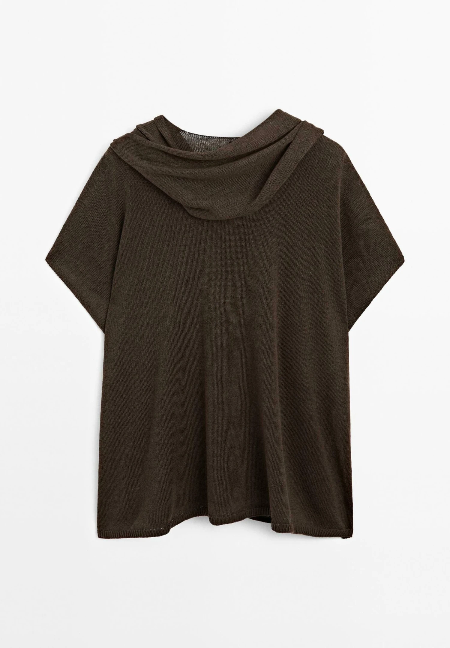 Massimo Dutti CAPE WITH SCARF - Cape - Mottled Dark Brown 9 Massimo Dutti CAPE WITH SCARF - Cape - Mottled Dark Brown - Image 7