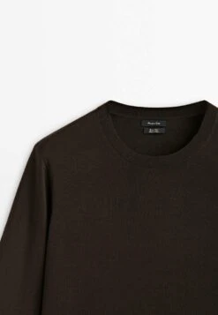 Massimo Dutti Crew Neck - Sweatshirt - Brown 19 Massimo Dutti Crew Neck - Sweatshirt - Brown -Massimo Dutti Shop fb50ce20ae544a239212958e437c8c1e