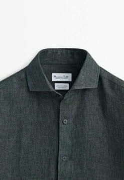 Massimo Dutti Faded - Shirt - Mottled Green -Massimo Dutti Shop fb9ddf6b067b43808190ab1797a7d1cd