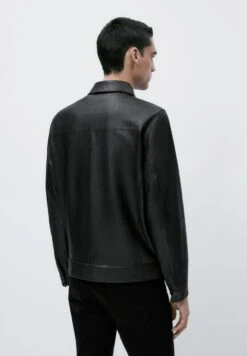 Massimo Dutti With Pockets- Leather Jacket - Black 15 Massimo Dutti With Pockets- Leather Jacket - Black -Massimo Dutti Shop fba37cc6cfef40df91d08f4832d35fa5