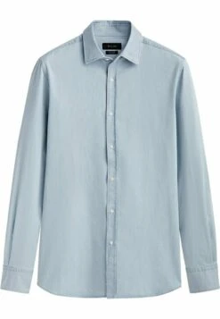 Massimo Dutti Bleach Wash- Shirt - Blue -Massimo Dutti Shop fbe5528ab4cf47bebe3207844fc4a199
