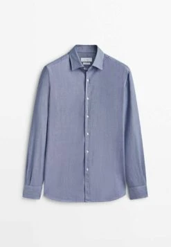Massimo Dutti Textured Bird S-Eye - Shirt - Blue/Black Denim 21 Massimo Dutti Textured Bird S-Eye - Shirt - Blue/Black Denim -Massimo Dutti Shop fbf277f9e120491aa5051d4a3ecdfb00
