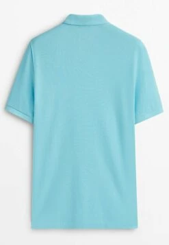 Massimo Dutti Polo Shirt - Turquoise -Massimo Dutti Shop fbf2d6f32a6e412b9b2fd19b0ac0a0dc
