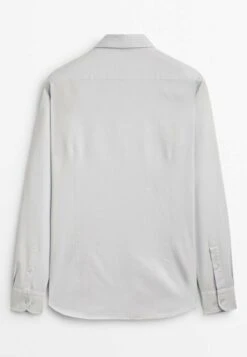 Massimo Dutti Micro Textured - Shirt - Light Blue -Massimo Dutti Shop fc21287098cb4ca69e17a24a304e3ffb