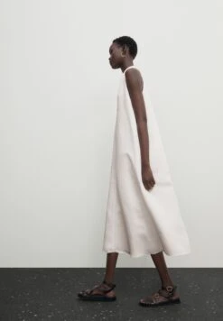 Massimo Dutti Long Halter Neck With Flounce - Maxi Dress -Massimo Dutti Shop fc4b7890eabe400bb79ee1b23ca32e3f