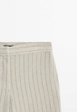Massimo Dutti Pinstriped Style - Trousers - Beige 16 Massimo Dutti Pinstriped Style - Trousers - Beige -Massimo Dutti Shop fccd689ebaf640e8b645787fcd19331e