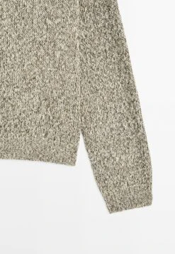 Massimo Dutti MOULINÉ BOAT NECK WITH LONG SLEEVES - Jumper - Mottled Dark Green -Massimo Dutti Shop fcfc87ed30d34a6b851f37ad936f9741