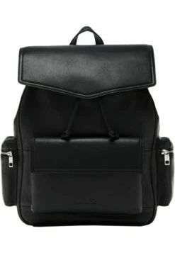 Massimo Dutti With Flap And Pocket Details- Rucksack - Black
