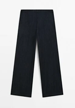 Massimo Dutti BARREL FIT - Relaxed Fit Jeans - Mottled Dark Blue -Massimo Dutti Shop fd20d3271ab545de8c35d59e611b01e2