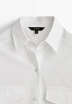 Massimo Dutti With Pockets - Button-Down Blouse - White 15 Massimo Dutti With Pockets - Button-Down Blouse - White -Massimo Dutti Shop fd22ab73715f4d168f62baf4ff02bcc6