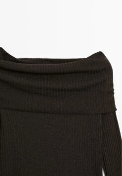 Massimo Dutti DRAPED BOAT NECK - Jumper - Brown -Massimo Dutti Shop fd4c3689ee3c4cdfa32fe224aa786d7f