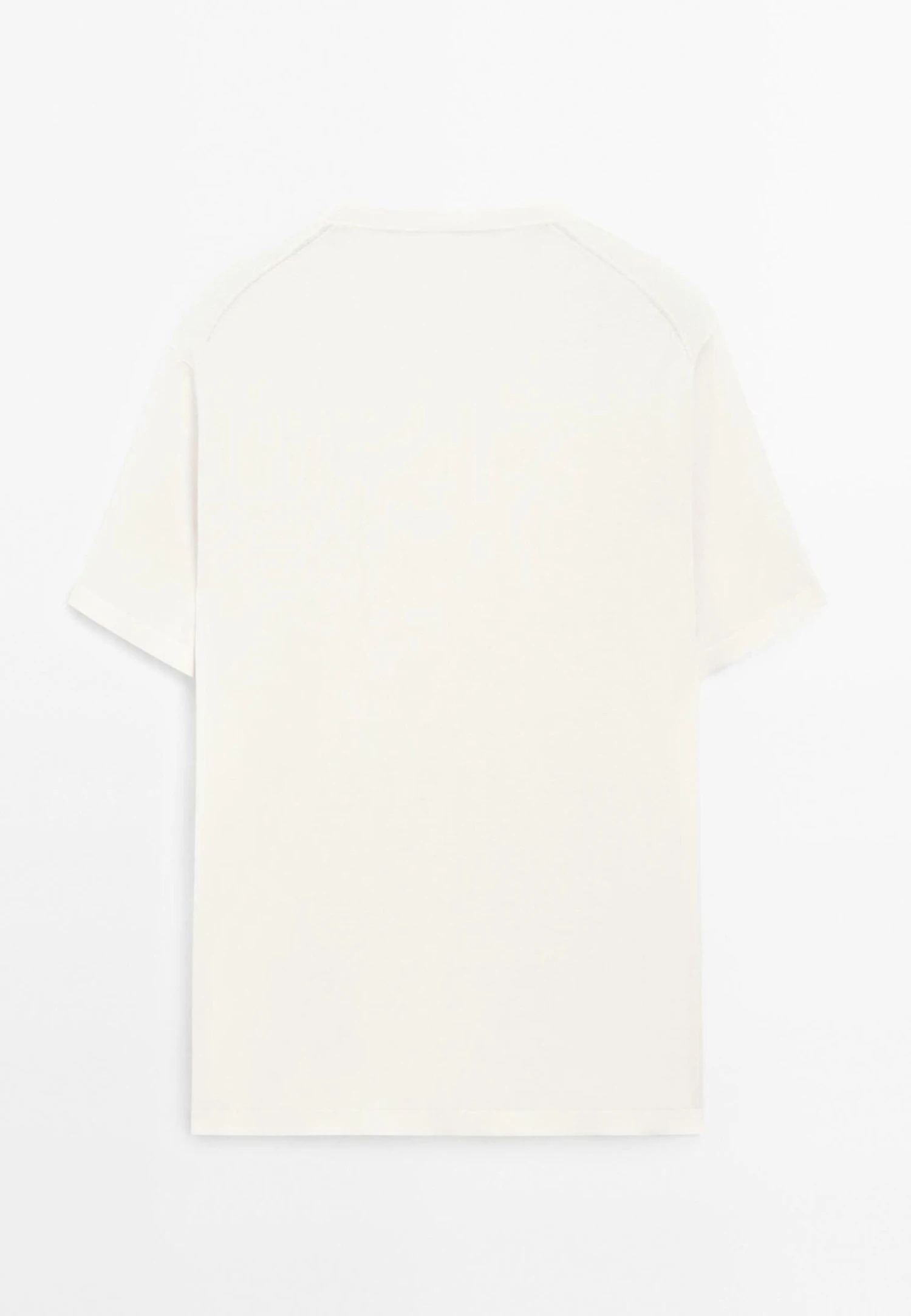 Massimo Dutti LIGHTWEIGHT CREW NECK WITH SHORT SLEEVE - Basic T-shirt - WHITE 8 Massimo Dutti LIGHTWEIGHT CREW NECK WITH SHORT SLEEVE - Basic T-shirt - WHITE - Image 6