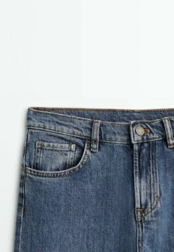 Massimo Dutti Mid Waist - Straight Leg Jeans - Blue Denim -Massimo Dutti Shop fd940d03fb564961af836350d9d438f5
