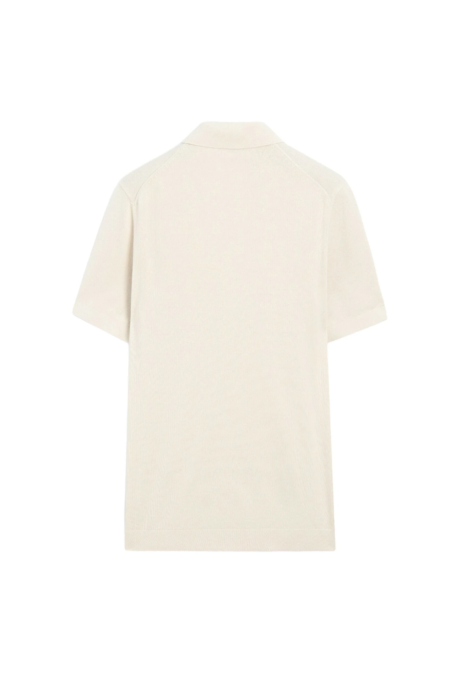 Massimo Dutti POLO COLLAR WITH ZIP - Polo Shirt - Beige 9 Massimo Dutti POLO COLLAR WITH ZIP - Polo Shirt - Beige - Image 7