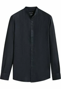 Massimo Dutti With Stand-Up Collar - Shirt - Blue