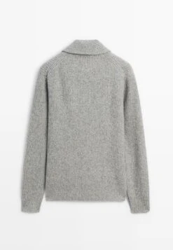 Massimo Dutti MOCK NECK - Jumper - Grey -Massimo Dutti Shop feba7609046341cf83f33033c17e2141