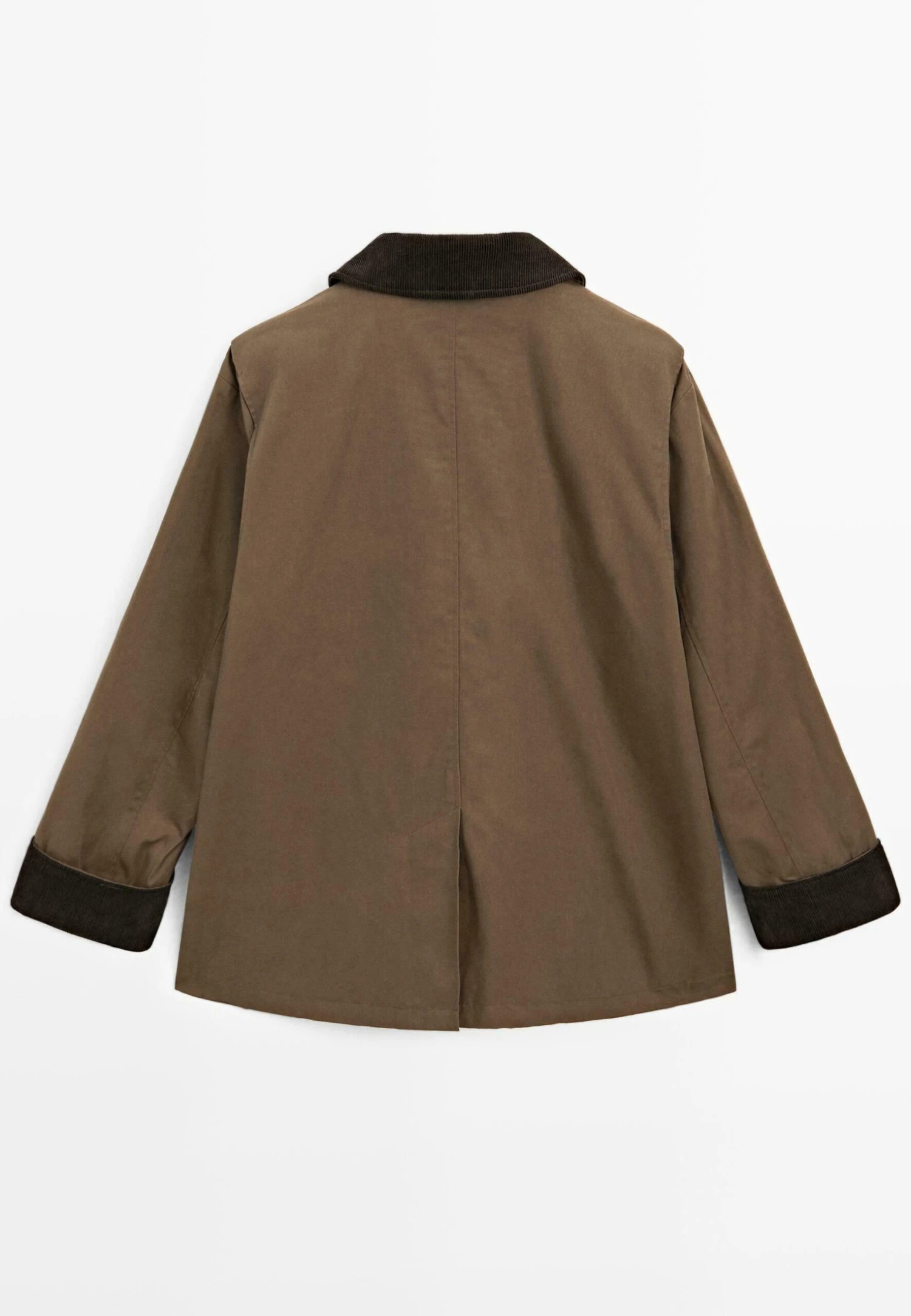 Massimo Dutti CORDUROY WAXED - Light Jacket - Dark Brown 10 Massimo Dutti CORDUROY WAXED - Light Jacket - Dark Brown - Image 8