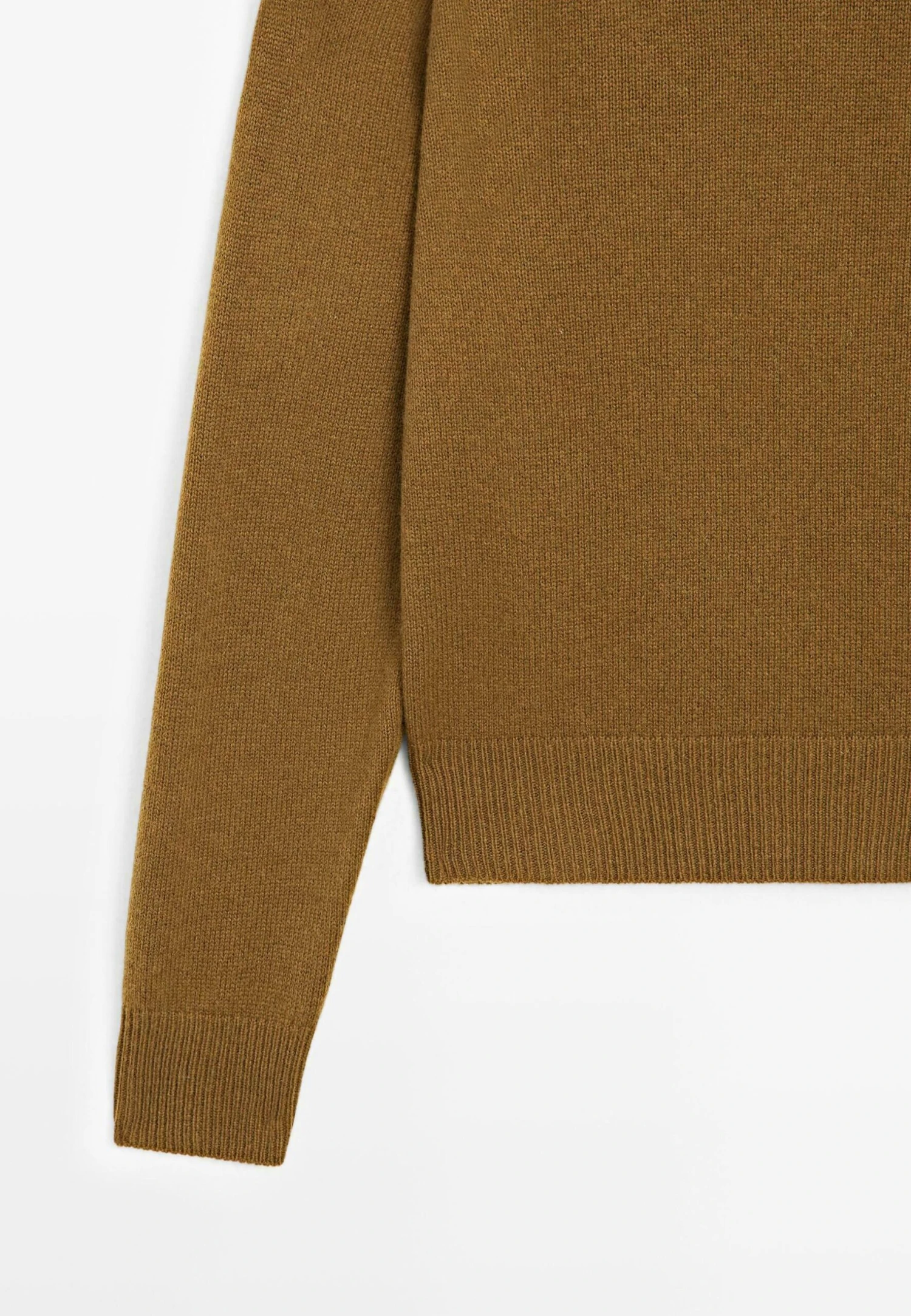 Massimo Dutti HIGH NECK SWEATER - Jumper - Green 10 Massimo Dutti HIGH NECK SWEATER - Jumper - Green - Image 8