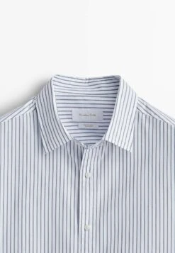 Massimo Dutti Fit Striped- Shirt - Light Blue 18 Massimo Dutti Fit Striped- Shirt - Light Blue -Massimo Dutti Shop ff13af59bbf74a94a4bf962661e50998