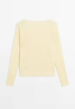 Massimo Dutti RELAXED FIT WITH LONG SLEEVE - Jumper - Mustard Yellow -Massimo Dutti Shop ff284097d2e74fad9e658f0213990bd3