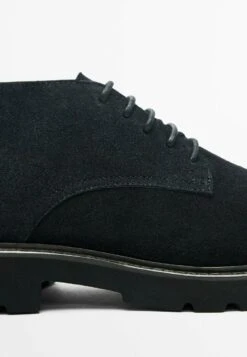 Massimo Dutti Safari- Lace-Up Ankle Boots - Blue/Black Denim -Massimo Dutti Shop ff43bc61e77e4cd5b0bdf140d4edbbc2