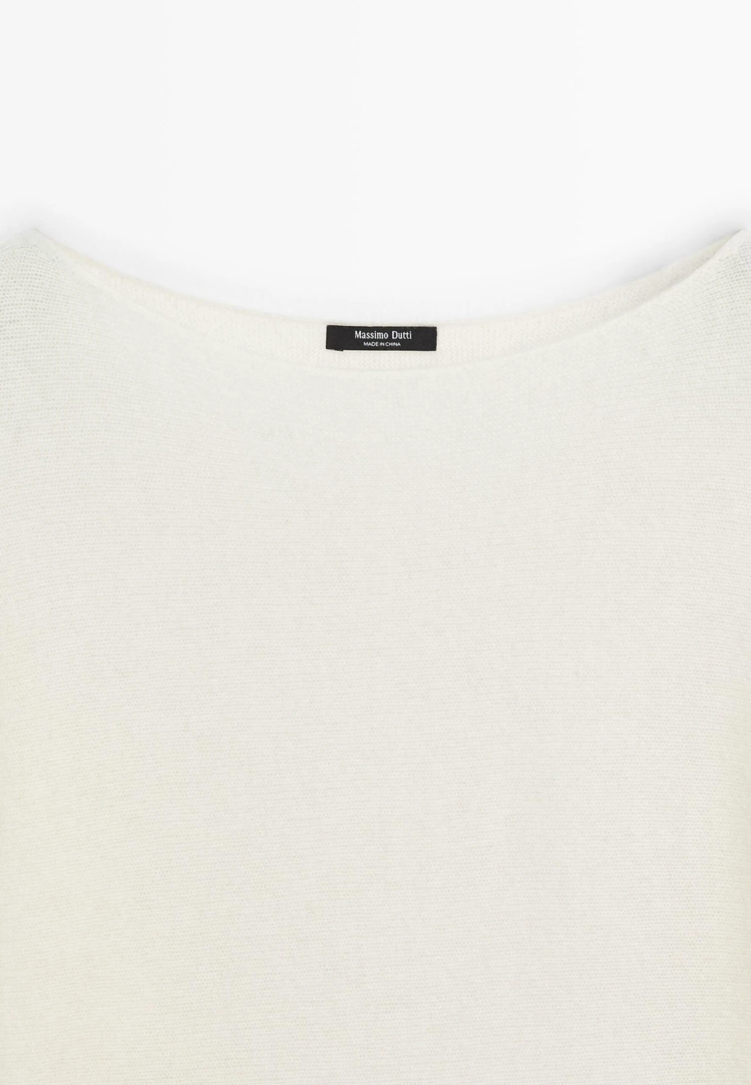 Massimo Dutti BOAT NECK WITH RAGLAN SLEEVE - Jumper - Beige 10 Massimo Dutti BOAT NECK WITH RAGLAN SLEEVE - Jumper - Beige - Image 8