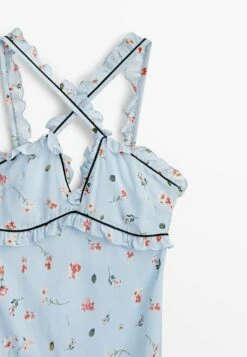 Massimo Dutti Studio - Long Strappy Floral Print - Maxi Dress - Light Blue 19 Massimo Dutti Studio - Long Strappy Floral Print - Maxi Dress - Light Blue -Massimo Dutti Shop ffbfb82877824aef9ab0a97e2bd588ec