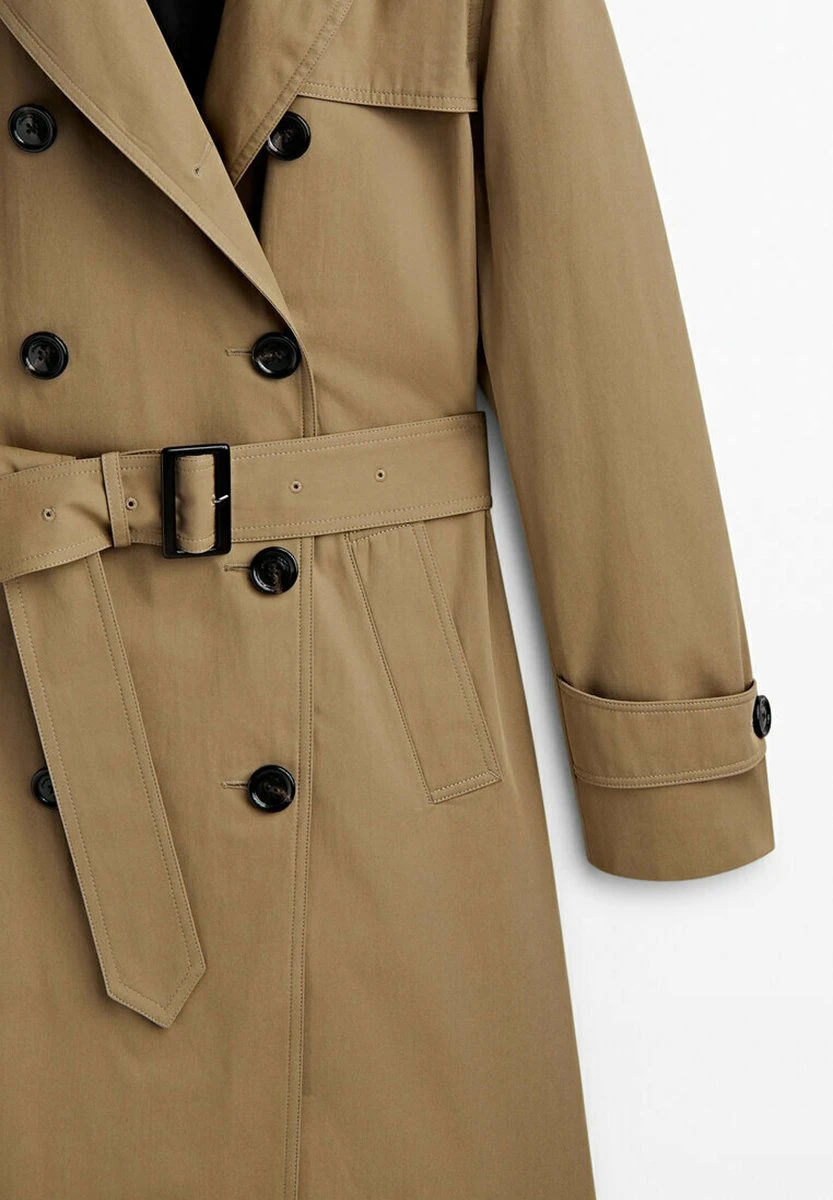 Massimo Dutti With Belt- Trenchcoat - Camel 7 Massimo Dutti With Belt- Trenchcoat - Camel - Image 5