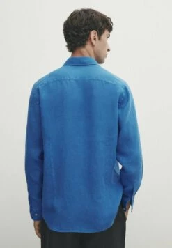 Massimo Dutti Shirt - Royal Blue -Massimo Dutti Shop ffd8f7d4fe714ea2914527fc2792a7b6