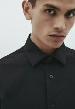 Massimo Dutti Studio Stretchy - Formal Shirt - Dark Blue -Massimo Dutti Shop ffee5706586d49bbae79139f45eaf2cb